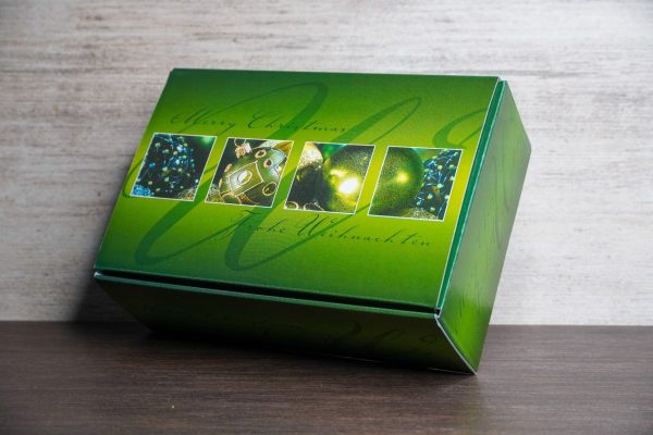 Karton Weihnachten Grün